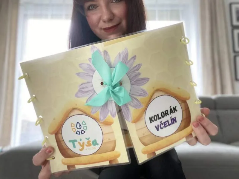 KOLORÁK VČELÍN - Skládání podle předloh. Suchý zip (2-6 let)
