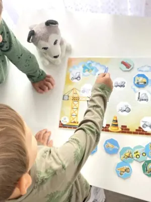 Kouzelný hrací LIST A3 - na stavbě