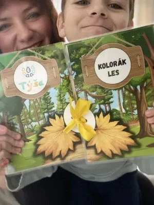 KOLORÁK LES - Skládání podle předloh. Suchý zip (2-6 let)