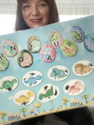 Kouzelný hrací LIST A3 - DINO