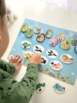 Kouzelný hrací LIST A3 - DINO