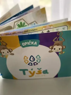 SET 3 ZÁBAVNÝCH SEŠITŮ - Opička, Baby Opička, Dinoušek