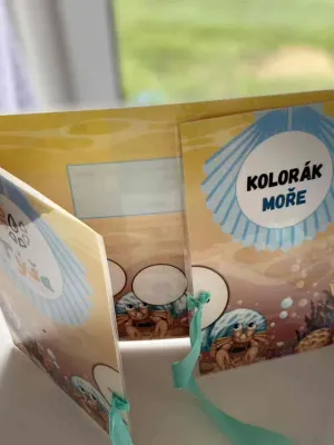 KOLORÁK MOŘE - Skládání podle předloh. Suchý zip (2-6 let)