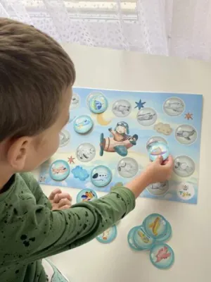 Kouzelný hrací LIST A3 - letadla