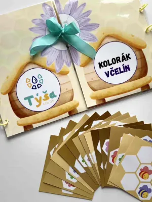 KOLORÁK VČELÍN - Skládání podle předloh. Suchý zip (2-6 let)
