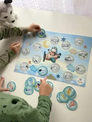 Kouzelný hrací LIST A3 - letadla