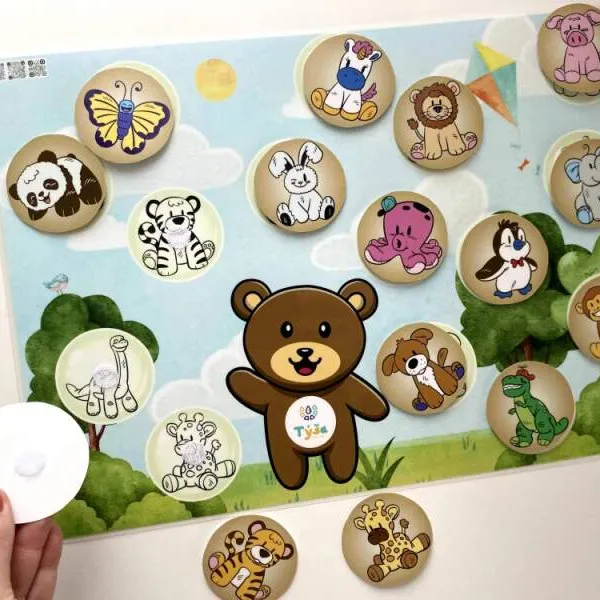 Produkt Kouzelný hrací LIST A3 - méďa a zvířátka Obrázek