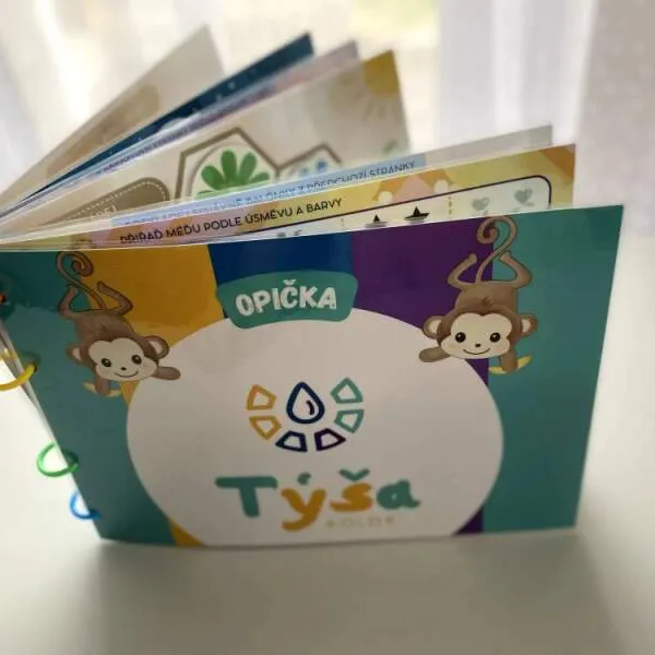 Produkt SET 3 ZÁBAVNÝCH SEŠITŮ - Opička, Baby Opička, Dinoušek Obrázek