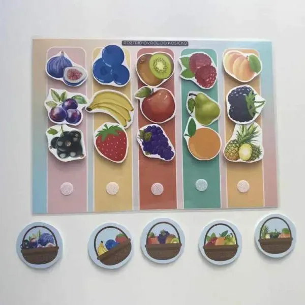 Produkt Hra Roztřiď ovoce A4 Obrázek